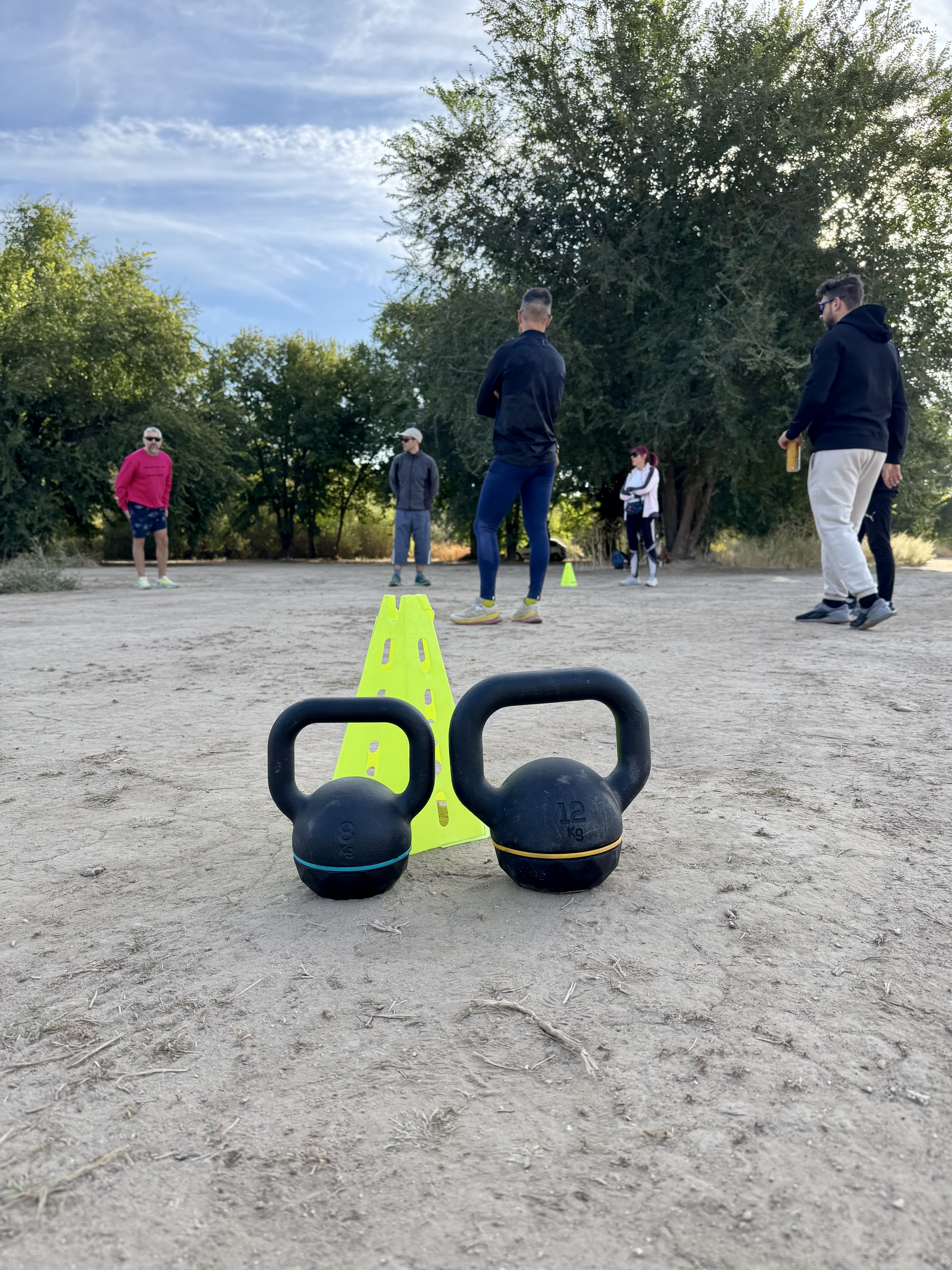 Circuito de ejercicios Laikafit al aire libre